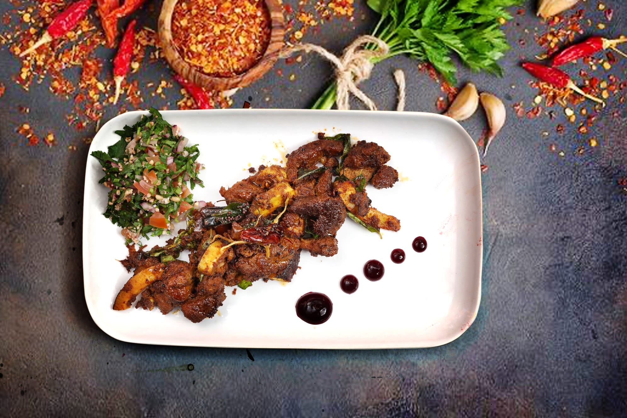 Restaurant interior view